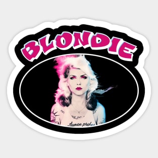 Blondie / Vintage Typography Design Style Sticker